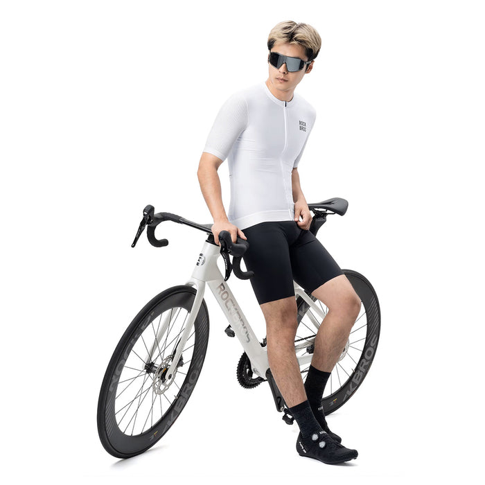 Rockbros 15200025 Short Sleeve Cycling Jersey Size XXL - White