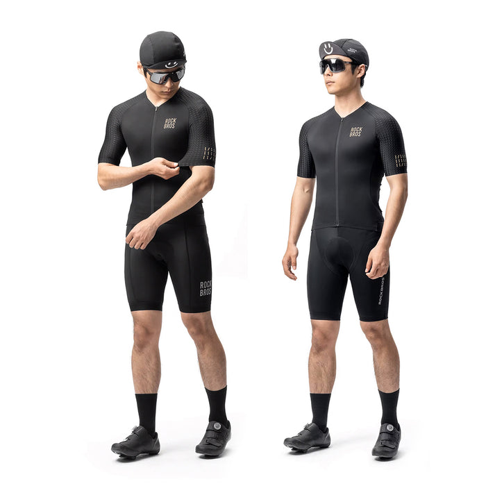 Rockbros YDDX011 Diamond Short Sleeve Cycling Jersey Size XS - Black
