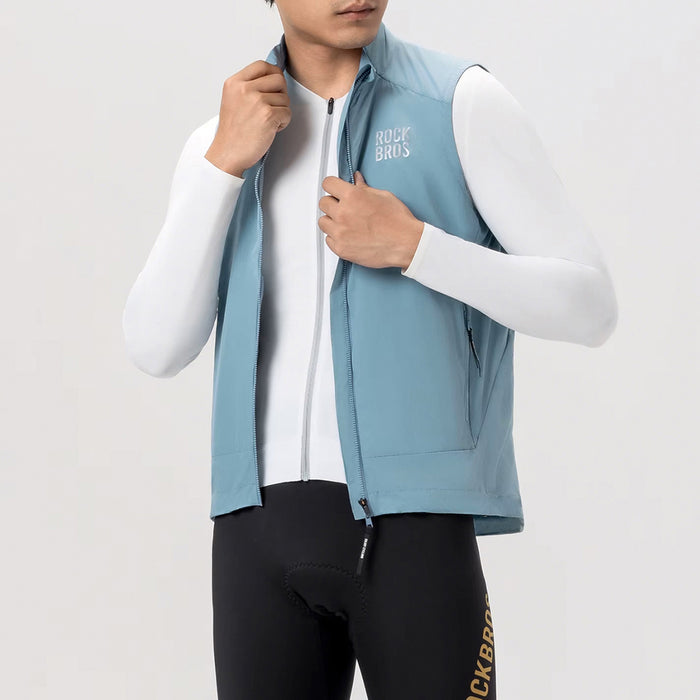 Rockbros YDMJ003 Spring/Autumn Windproof Vest Size M - Blue