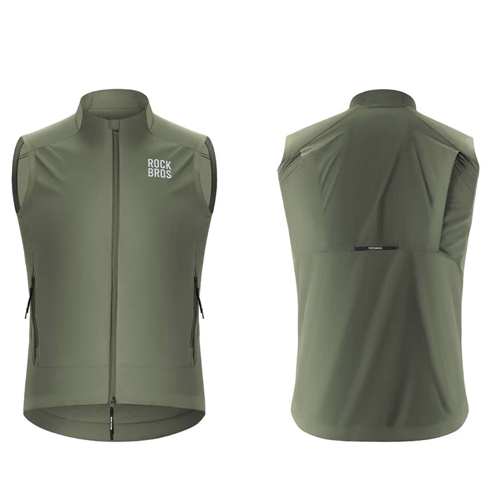 Rockbros YDMJ003 Windproof Vest Spring/Autumn Size L - Green
