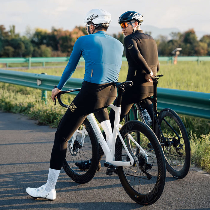 Rockbros YDCK012-1 Long Fleece Bib Tights with Pad Size XL - Black