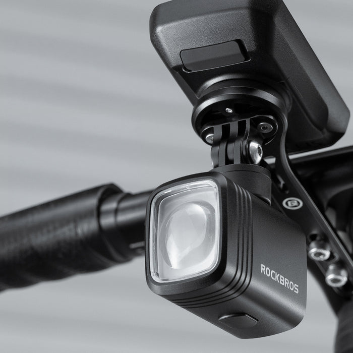 Rockbros M6 1000 lm front rechargeable bike light 2800 mAh - black