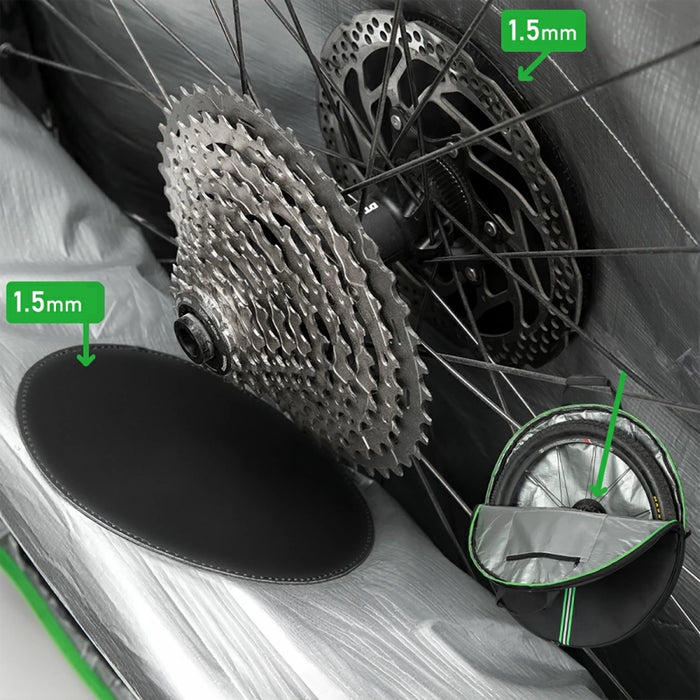 Rockbros D40 transport cover for ø74cm wheel - black