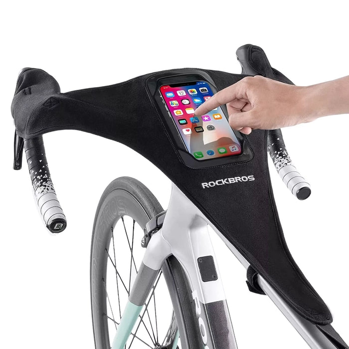 Rockbros D78 Sweat Cover with Pocket and Phone Window - Black