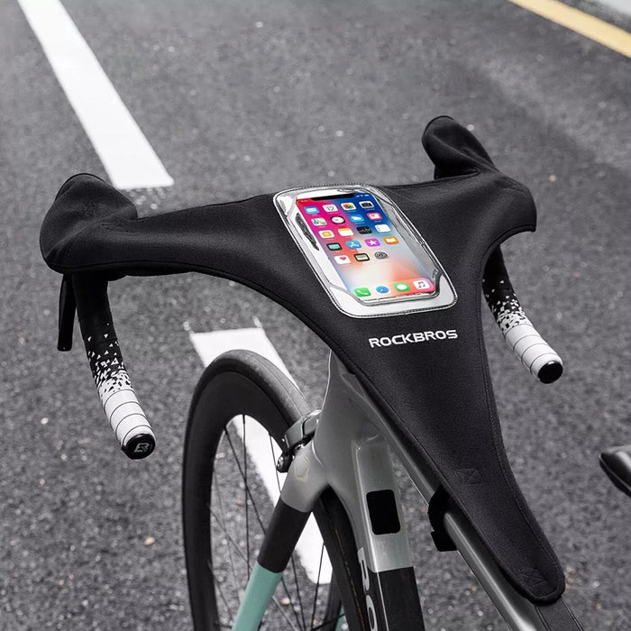 Rockbros D78 Sweat Cover with Pocket and Phone Window - Black