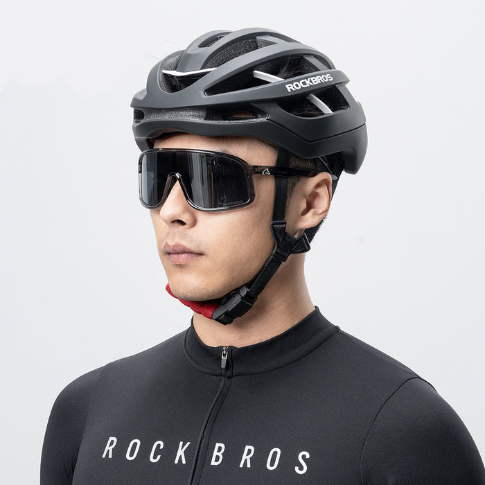 Rockbros HC-58BK-M Bike Helmet 55-58 cm - Black and Gray