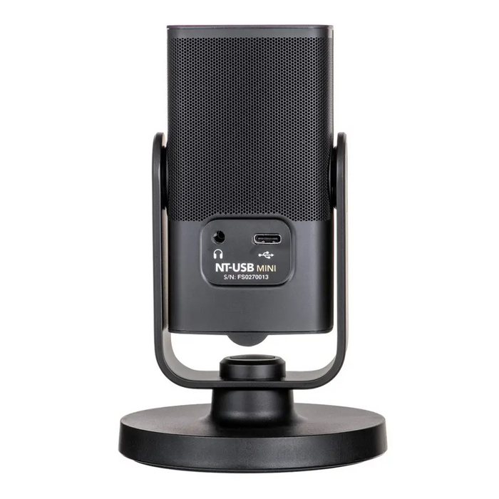 RØDE NT-USB mini Black Table microphone - MicrophonesMIS-MIK<<<Microphones and headphonesMIS<<<ActionPL