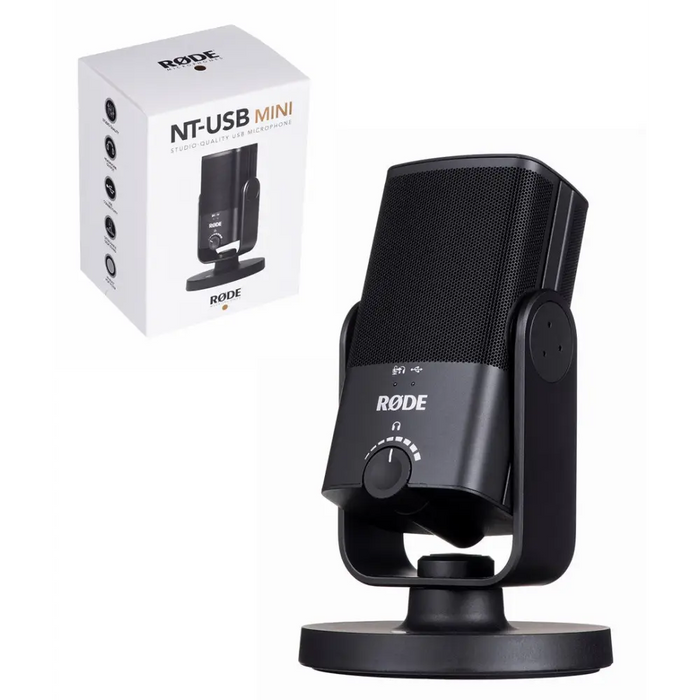 RØDE NT-USB mini Black Table microphone - MicrophonesMIS-MIK<<<Microphones and headphonesMIS<<<ActionPL