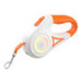 Rojeco Dog Automatic Leash LED 5 m (white and orange) - Walking and transportation<<<Pets<<<InnproXML