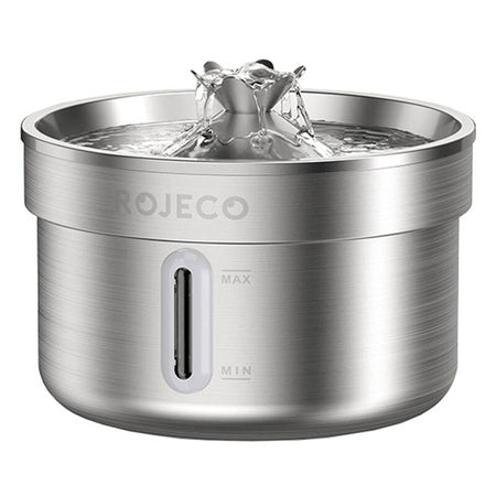 Stainless steel fountain / drinker for dog and cat 2l Rojeco