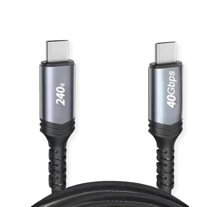 Cable ROLINE USB4 Gen3 CC M/M 240W 0.5 m Speed up to 40 Gbit/s