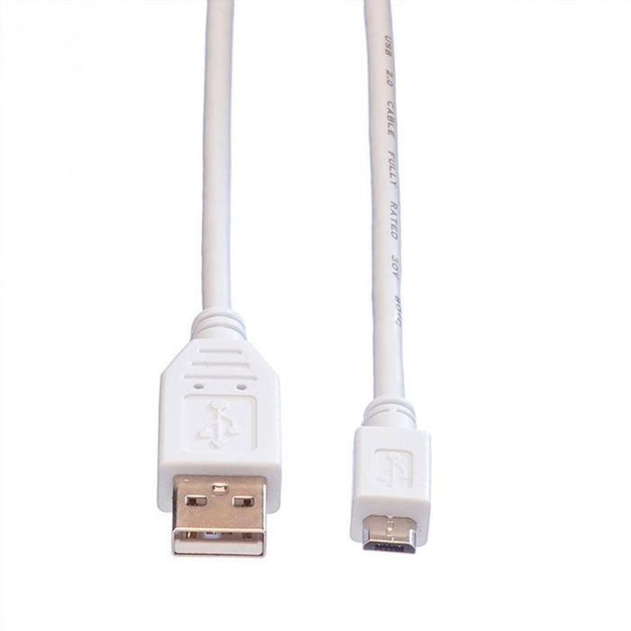 Cable ROLINE USB 2.0 A-microB M/M 1.8 m
