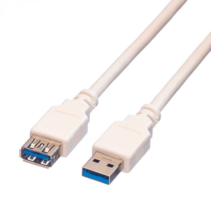 Cable - extension ROLINE USB 3.0 A-A M/F 0.8 m