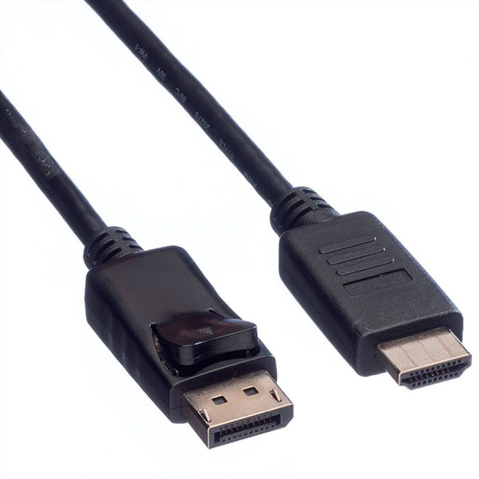 Cable from source with DisplayPort ROLINE to receiver with HDMI D.Port to HDMI M/M 3 m only works in this direction