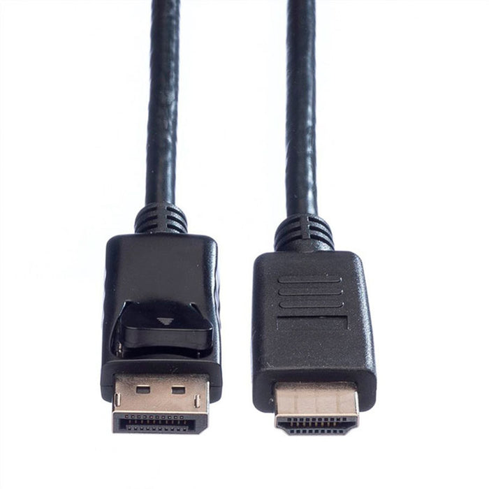 Cable from source with DisplayPort ROLINE to receiver with HDMI DisplayPort to HDMI M/M 4.5 m only works in this direction