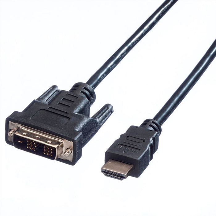 Cable ROLINE Value HDMI-DVI (18+1) M/M 3 m