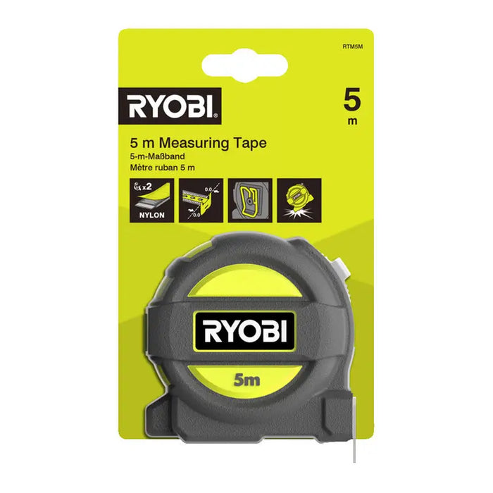 ROLLER 5M X 25MM RYOBI RTM5M - Измервателни инструменти<<<Ръчни инструменти<<<Инструменти и железария<<<Praktiker