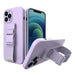 Rope case Gel case with a chain lanyard bag lanyard iPhone 13 Pro Max purple - Cell phone cases and covers<<<HurtelXML