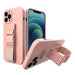 Rope Case Silicone Lanyard Cover Purse Lanyard Strap For Samsung Galaxy A53 5G Pink - Cell phone cases