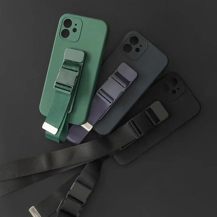 Rope Case Silicone Lanyard Cover Purse Lanyard Strap For Samsung Galaxy A53 5G Pink - Cell phone cases
