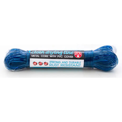 ROPE FOR SPACE PVC 20 M BLUE BRIO - Продукти за пране<<<Домашни потреби<<<Кухня<<<Praktiker