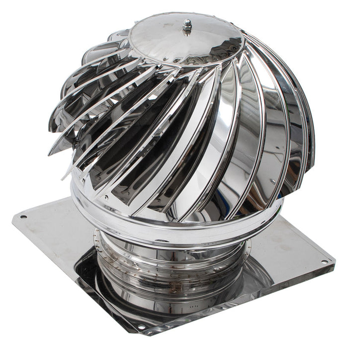 ROTATING CAP WITH STAINLESS STEEL PLATE 300/300MM KAMININOX - Допълнително оборудване<<<Отопление Охлаждане и