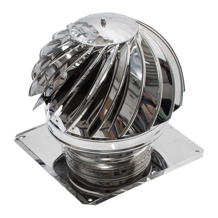 ROTATING CAP WITH STAINLESS STEEL PLATES 250/250MM KAMININOX - Допълнително оборудване<<<Отопление Охлаждане и