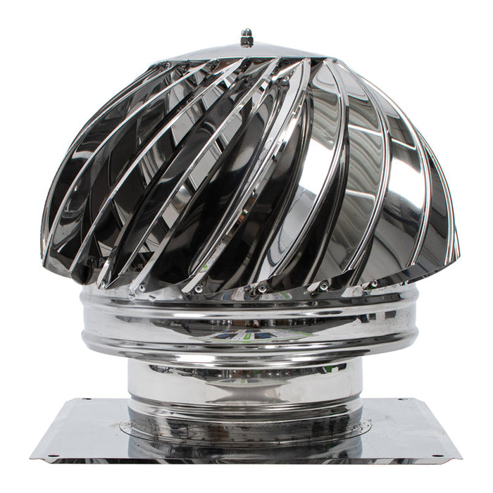 ROTATING CAP WITH STAINLESS STEEL PLATES 250/250MM KAMININOX - Допълнително оборудване<<<Отопление Охлаждане и