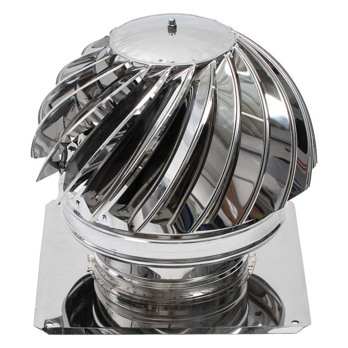 ROTATING CAP WITH STAINLESS STEEL PLATES 250/250MM KAMININOX - Допълнително оборудване<<<Отопление Охлаждане и