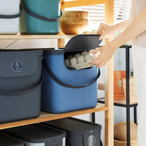 ROTHO Albula Horizon Blue - waste sorting container - 40l - Bowls containers and drinkers (universal)DLZ-MIU<<<For