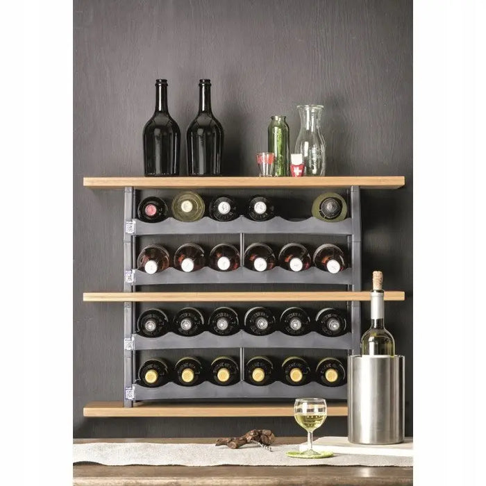 ROTHO Vario Wine Rack Anthracite - Stand for 6 Bottles - Bowls containers and drinkers (universal)DLZ-MIU<<<For