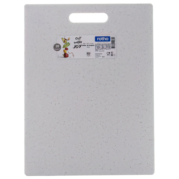 CUTTING BOARD 36.5 X 27.5 CM GRANIT WHITE ROTHO