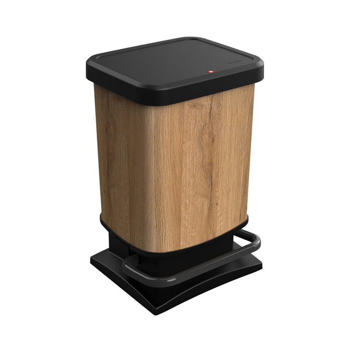 WASTE BIN 20 L PASO WOOD ROTHO