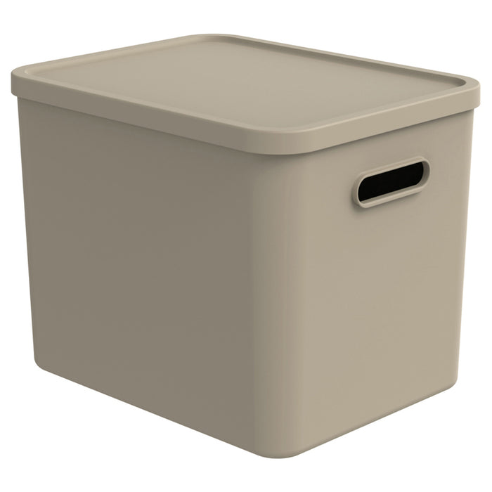 ROTHO ALBULA CAPPUCCINO STORAGE BOX 27L