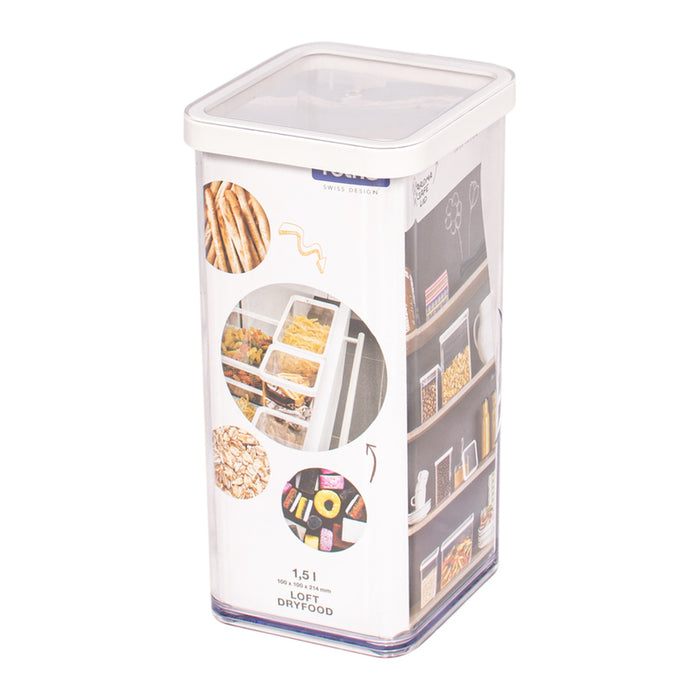 FOOD BOX SQUARE 1.5 L LOFT ROTHO