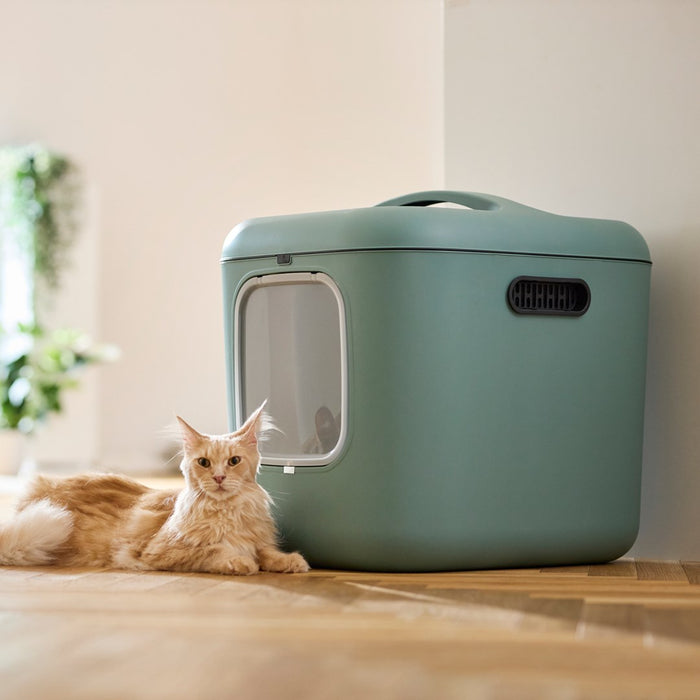 ROTHO Biala XL green - cat litter box