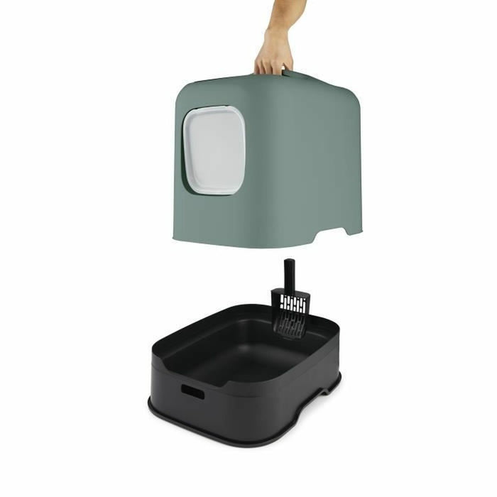 Cat Litter Box Rotho Biala Green Plastic 51 x 39,5 x 44,3 cm