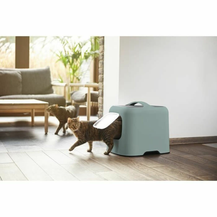 Cat Litter Box Rotho Biala Green Plastic 51 x 39,5 x 44,3 cm