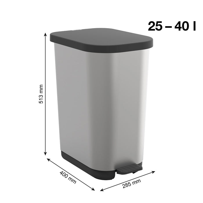 WASTE BIN 35 L RIBO ROTHO