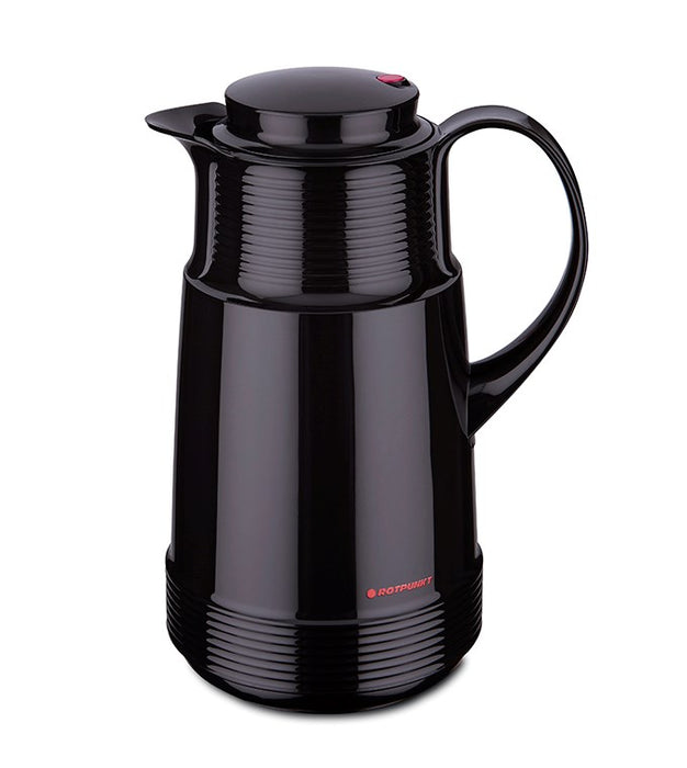 ROTPUNKT Thermos jug, 1.0 l, ristretto (black)