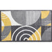 ROUND BATHROOM CARPET GRAY YELLOW 40X60 TONI BAD - Постелки за баня<<<Аксесоари за баня<<<Баня<<<Praktiker