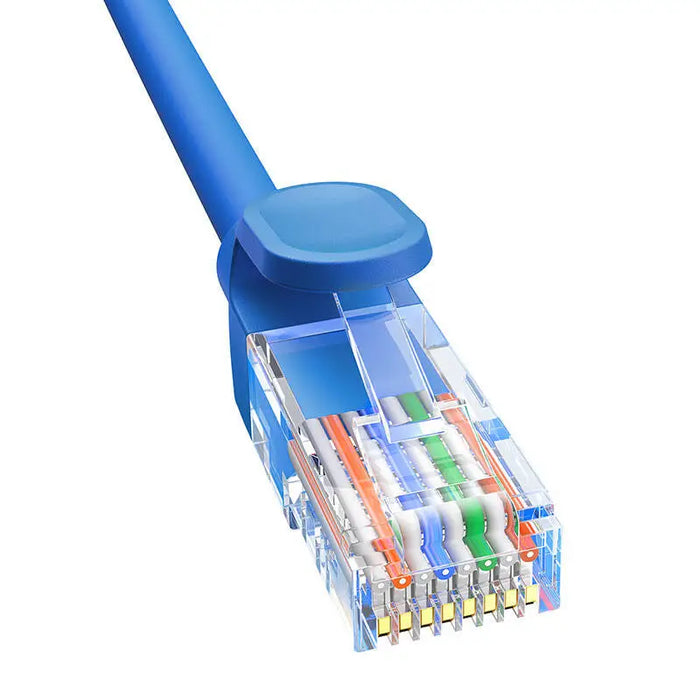 Round Cable Baseus Ethernet RJ45 Cat.6 0,5m (blue) - Network cables<<<Cables<<<IT Accessories<<<InnproXML&&&Network
