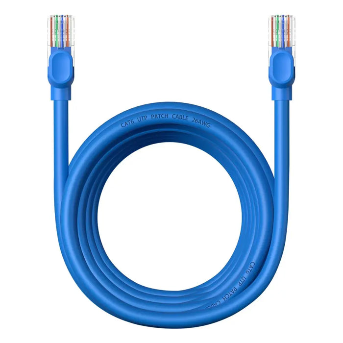 Round Cable Baseus Ethernet RJ45 Cat.6 5m (blue) - Network cables<<<Cables<<<IT Accessories<<<InnproXML&&&Network