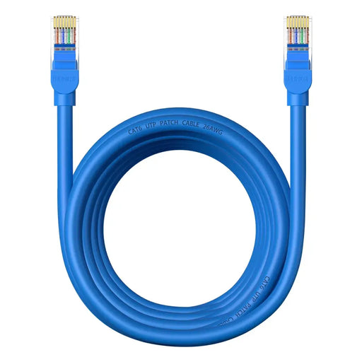 Round Cable Baseus Ethernet RJ45 Cat.6 5m (blue) - Network cables<<<Cables<<<IT Accessories<<<InnproXML&&&Network