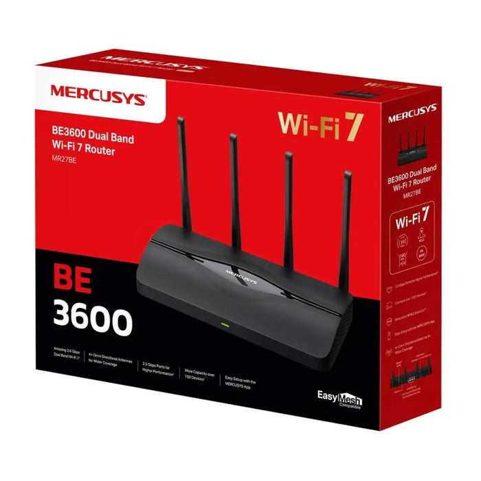 Router Mercusys MR27BE - Рутери и модеми<<<Компютър Мрежи и компоненти<<<Компютри|