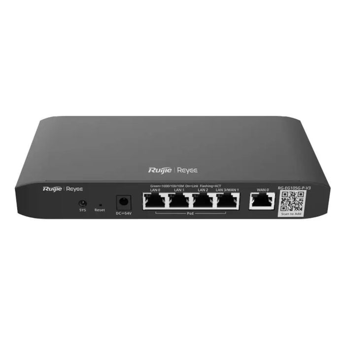 Router Ruijie RG-EG105G-P-V3 - Рутери и модеми<<<Компютър Мрежи и компоненти<<<Компютри| Електроника<<<BigBuy