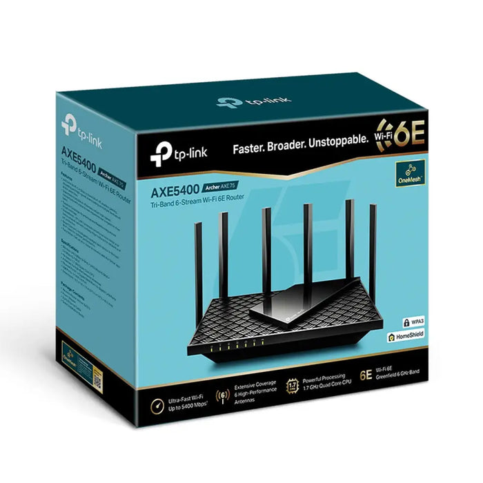 Router TP-Link ARCHER AXE75 - Компютър Мрежи и компоненти<<<Компютри| Електроника<<<BigBuy&&&Рутери и модеми<<<Компютър