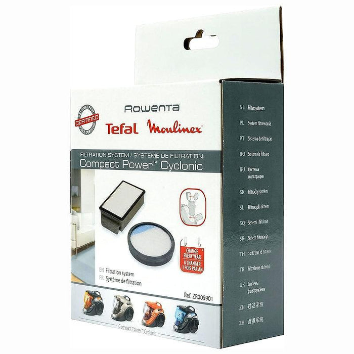 Filter for vacuum cleaner Rowenta Hepa Filter + foam filter washable ZR005901
