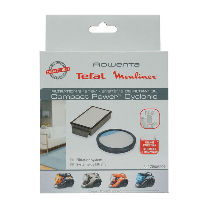 Filter for vacuum cleaner Rowenta Hepa Filter + foam filter washable ZR005901