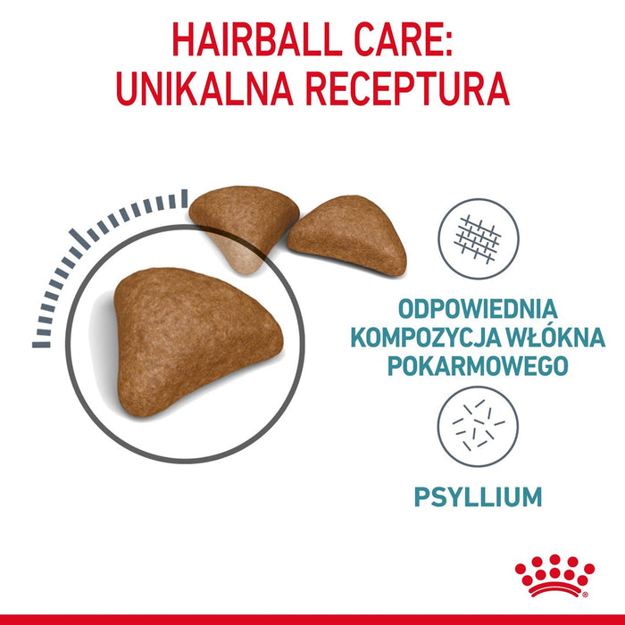 Royal Canin Hairball Care cats dry food 10 kg Adult Corn, Poultry, Rice, Vegetable